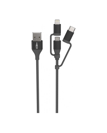 Ansmann 1700 0136 Kabel Usb 1 2 M A Micro B 0 48 Gbit S Czarny