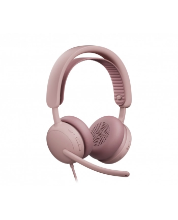 Słuchawki komputerowe Logitech Zone Wired 2 Jasnoróżowy (981001616) nr 2