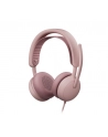 Słuchawki komputerowe Logitech Zone Wired 2 Jasnoróżowy (981001616) - nr 9