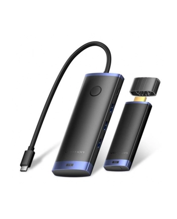 Bezprzewodowy transmiter HDMI ze stacją dokującą 6W1 Vention USB-C nr 1
