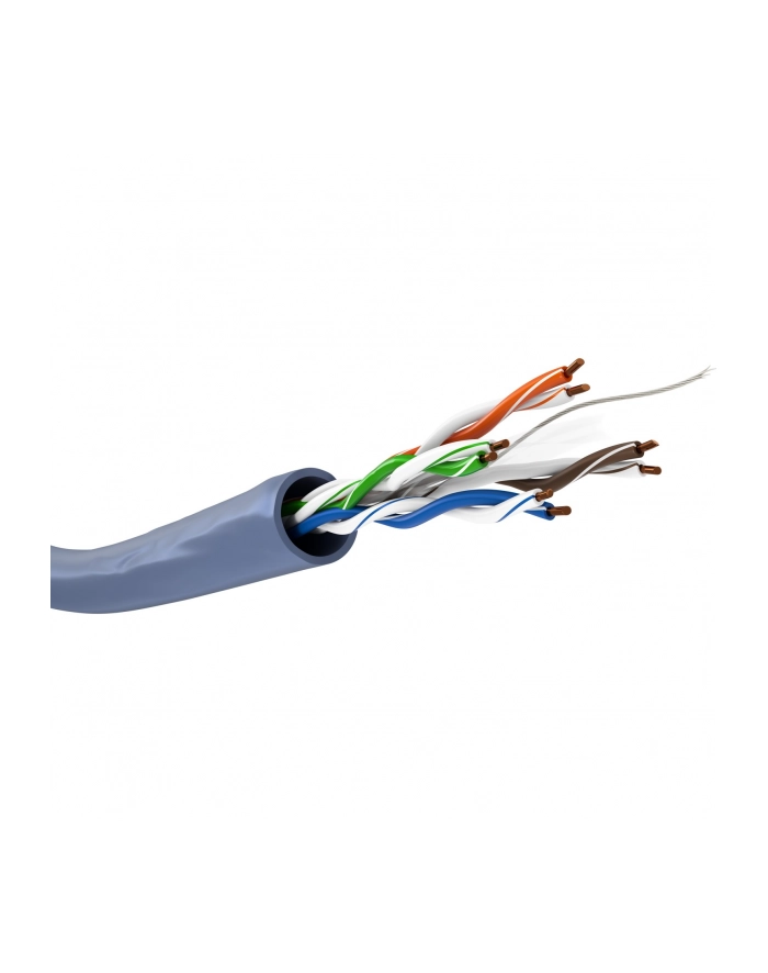 Goobay CAT 6a kabel sieciowy, U/UTP, Niebieski 305 m główny