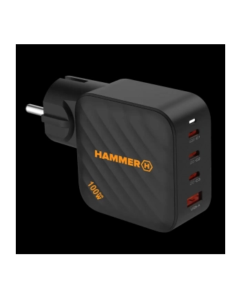 Hammer Ładowarka sieciowa RapidCharge 100W Czarna nr 1