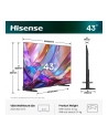 Telewizor QLED Hisense 43E7S 43 cale 4K UHD - nr 9