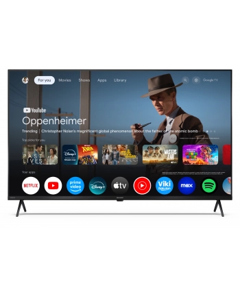 Telewizor QLED Sharp 43HP5265E 43 cale 4K UHD Smart TV | Google TV | HD | Black