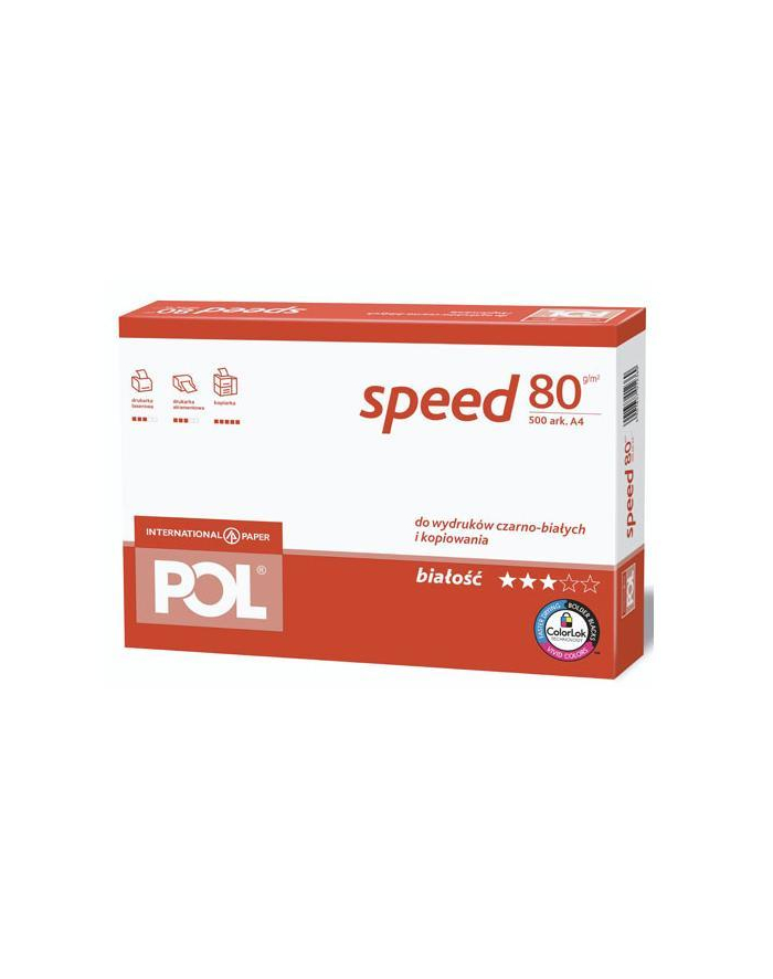 Papier biurowy Polspeed A4 - Karton 5x ryza (2500 arkuszy) główny