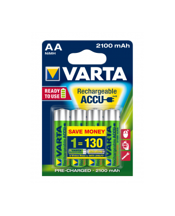 Akumulatorki VARTA Longlife Accu 2100mAh HR06/AA 4szt nr 2