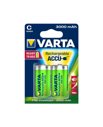 Akumulatorki VARTA Power Accu 3000mAh HR14/C 2szt