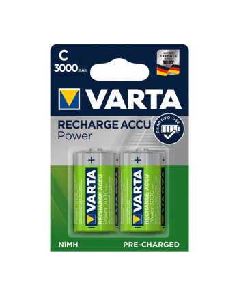 Akumulatorki VARTA Power Accu 3000mAh HR14/C 2szt