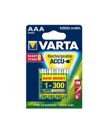 Akumulatorki VARTA Professional 1000mAh,AAA  HR03/AAA - 4szt