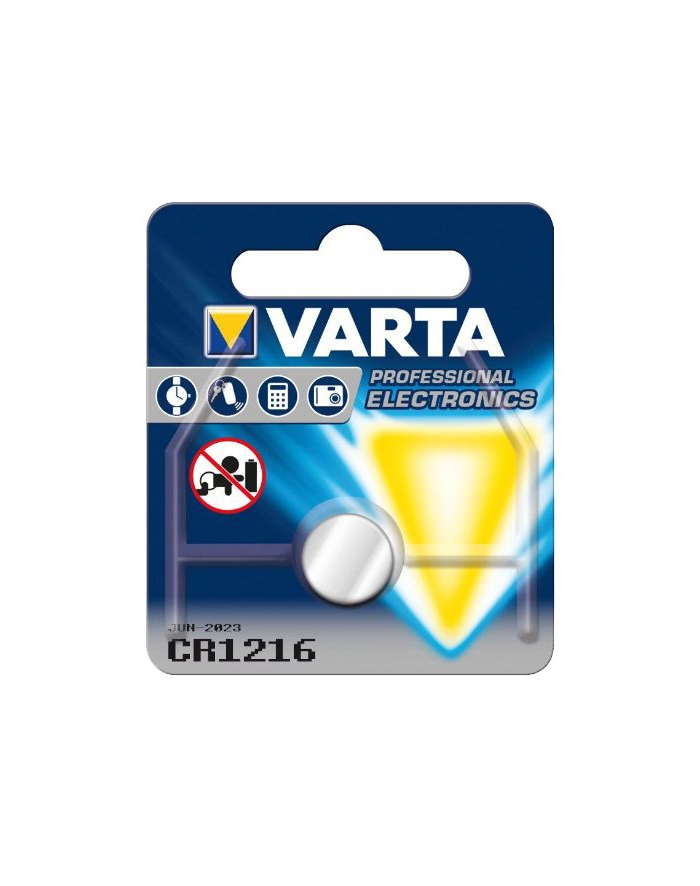 Bateria VARTA CR 1216 Electronics - 1 szt główny