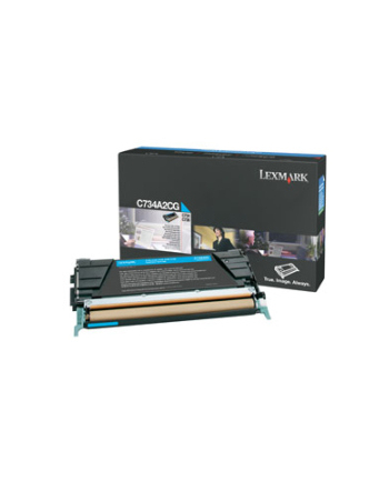 Toner Lexmark cyan | 6000str | C734/ C736/ X734/ X736/ X738