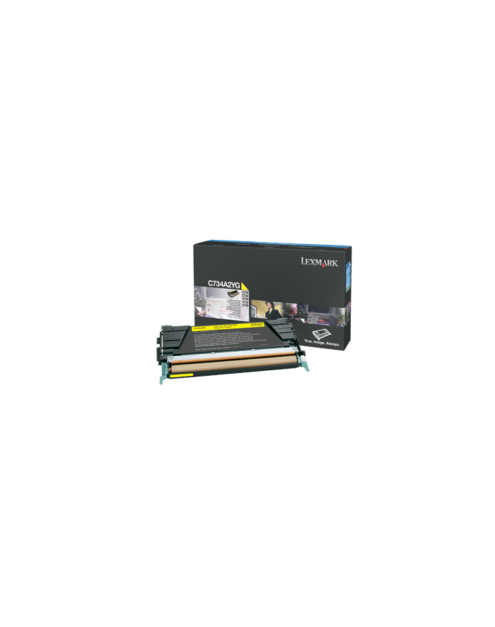 Toner Lexmark yellow | 6000str | C734/ C736/ X734/ X736/ X738 główny