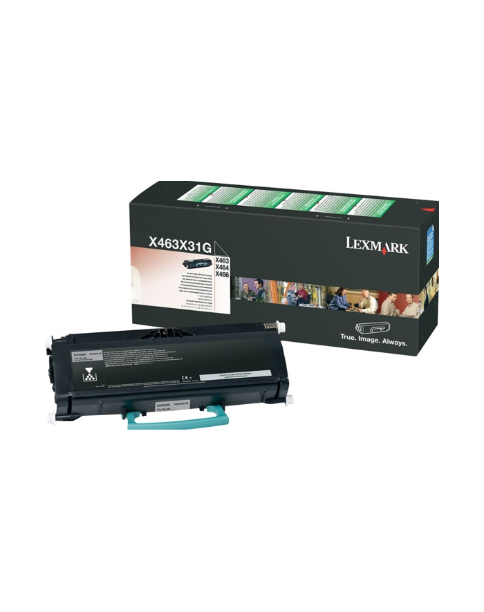 Toner Lexmark X463X31G black | korporacyjny | 15000 str | X463/ X464/ X466 główny