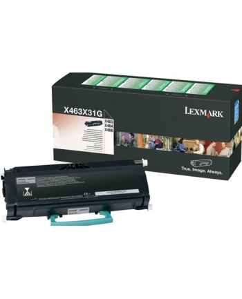 Toner Lexmark X463X31G black | korporacyjny | 15000 str | X463/ X464/ X466 nr 1
