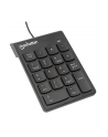 Manhattan Klawiatura numeryczna Ultra Slim USB czarna - nr 12