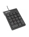 Manhattan Klawiatura numeryczna Ultra Slim USB czarna - nr 22