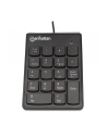 Manhattan Klawiatura numeryczna Ultra Slim USB czarna - nr 23