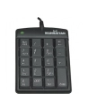 Manhattan Klawiatura numeryczna Ultra Slim USB czarna - nr 26