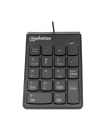 Manhattan Klawiatura numeryczna Ultra Slim USB czarna - nr 9