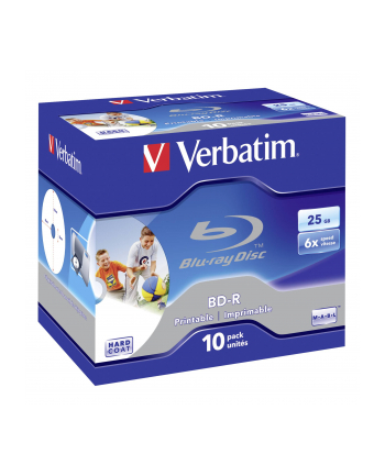 BD-R Verbatim 6x 25GB (jewel CaSe 10) Blu-Ray Printable