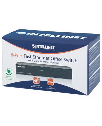 Intellinet switch 8x10/100 metal mikro