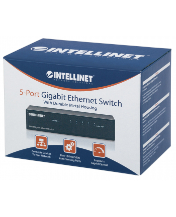 Intellinet switch 5x10/100/1000 Giga metal