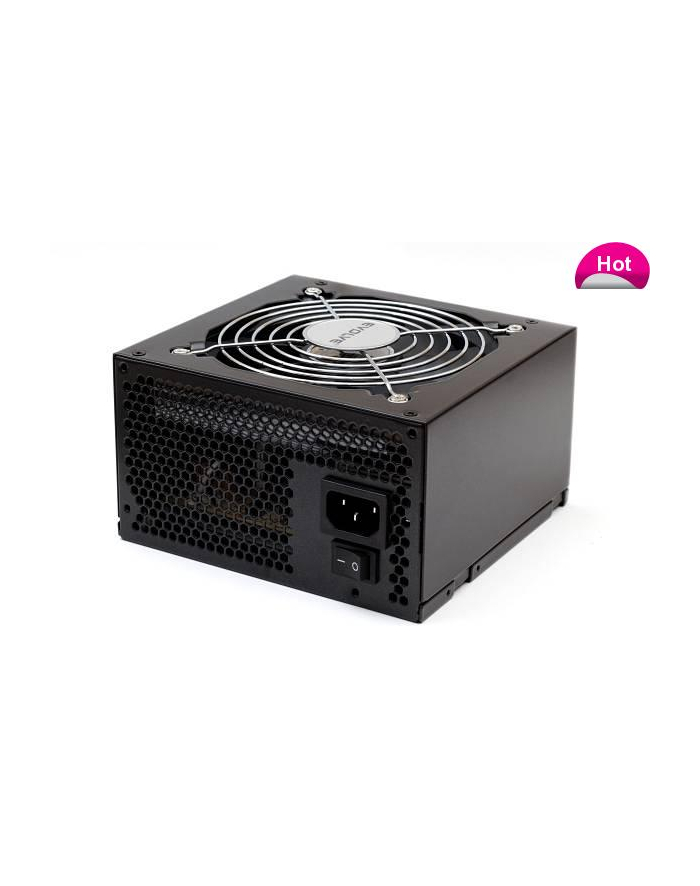 Zasilacz EVOLVE Pulse 400W ATX 2.2, cichy, 12cm fan, pas. PFC, 2xSATA, czarny, bulk (EP400PP12B) główny