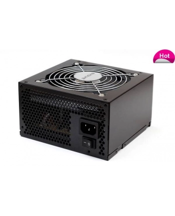 Zasilacz EVOLVE Pulse 400W ATX 2.2, cichy, 12cm fan, pas. PFC, 2xSATA, czarny, bulk (EP400PP12B)