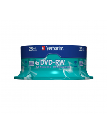 DVD-RW Verbatim [ spindle 25 | 4,7GB | 4x ]