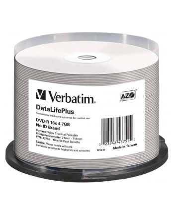 DVD-R Verbatim [ cake box 50 | 4.7GB | 16x | do nadruku Thermal ] nr 2