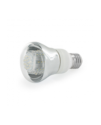 Whitenergy żarówka LED| E27 | 80 LED| 4W | 230V | barwa ciepła biała| reflektor