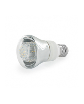 Whitenergy żarówka LED| E27 | 80 LED| 4W | 230V | barwa ciepła biała| reflektor