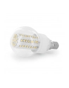 Whitenergy żarówka LED| E14 | 80 SMD | 4W | 230V | barwa zimna biała | kula B60 - nr 1