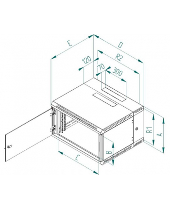 SZAFA 19  DELTA/B  4U/500 RBA-04-AD5-CAX-A1 TRITON