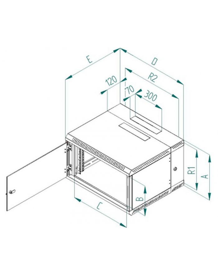 SZAFA 19  DELTA/B  4U/500 RBA-04-AD5-CAX-A1 TRITON główny