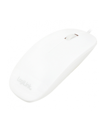 Plaska mysz optyczna USB, biala