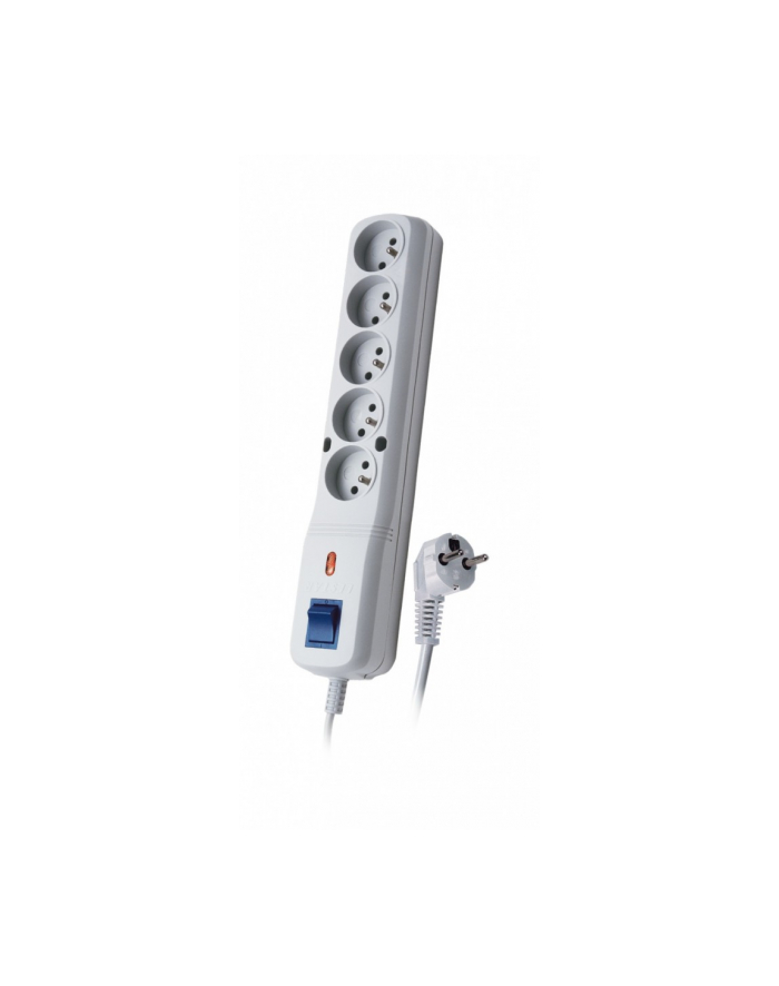 Lestar 5W LV-530W, listwa zasilająca, 3m, szara główny