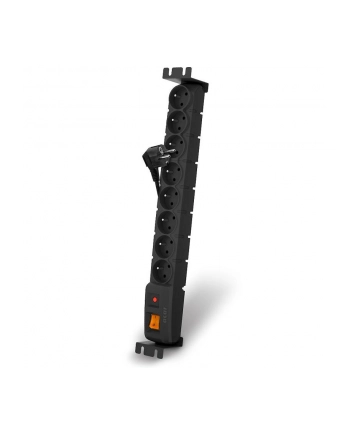 Acar S8 FA RACK, listwa zasilająco-filtrująca, 8 gniazd do szaf 19'', czarna, 3m nr 2