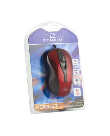 Mysz ESPERANZA TITANIUM TM103R USB HORNET 3D| 1000 DPI |Czerwona