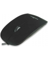 Manhattan Myszka optyczna Mini Superslim USB 1000dpi czarna - nr 56