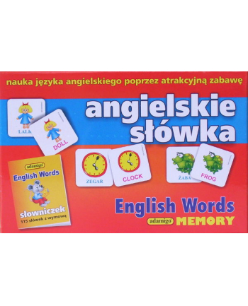 ADAMIGO GRA MEMORY ANGIELSKIE SŁÓWKA