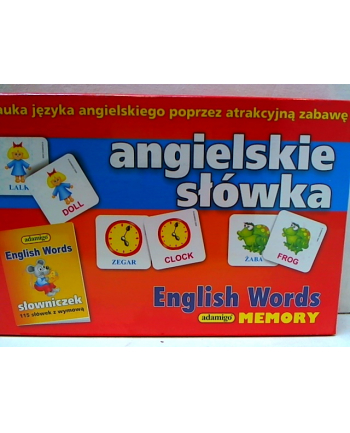 ADAMIGO GRA MEMORY ANGIELSKIE SŁÓWKA