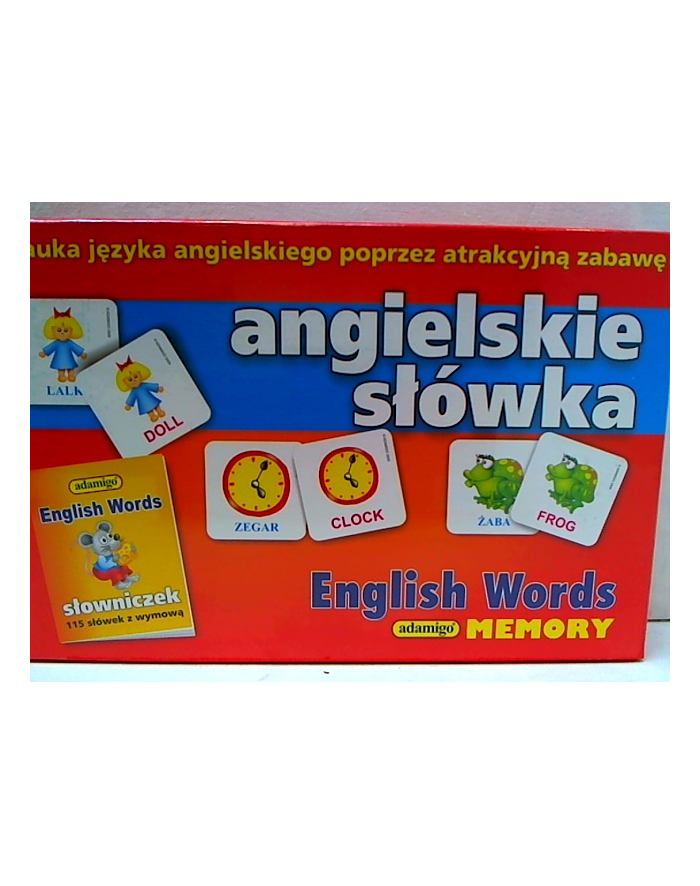 ADAMIGO GRA MEMORY ANGIELSKIE SŁÓWKA główny