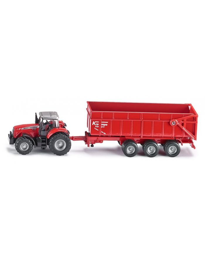 SIKU Traktor Massey Ferguson z Przyczepą główny