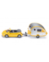 SIKU Samochód z Przyczepą Kampingową - nr 5