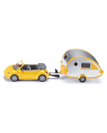 SIKU Samochód z Przyczepą Kampingową nr 1