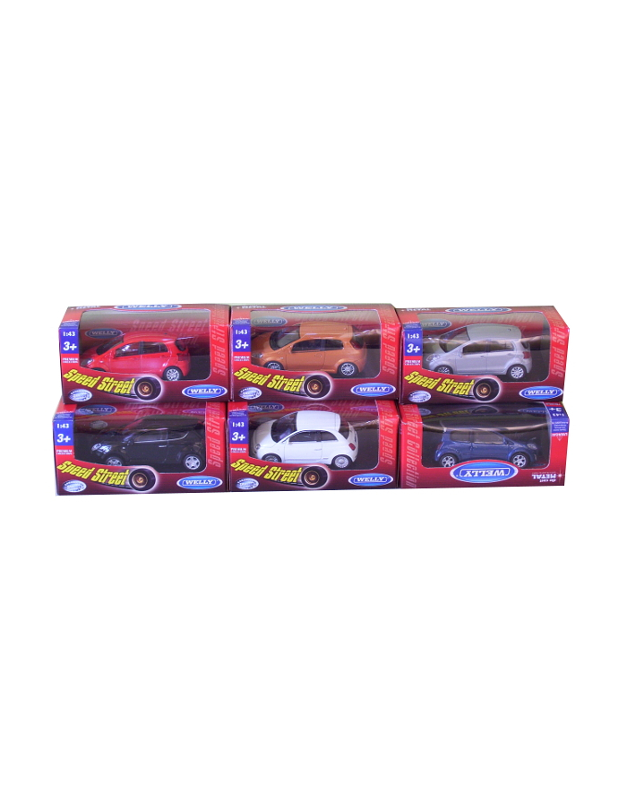 WELLY MODELE SAMOCHODÓW W SKALI 143 - zielony 126P główny