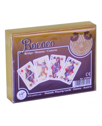 PIATNIK KARTY LUX 2 TALIE ROCOCO