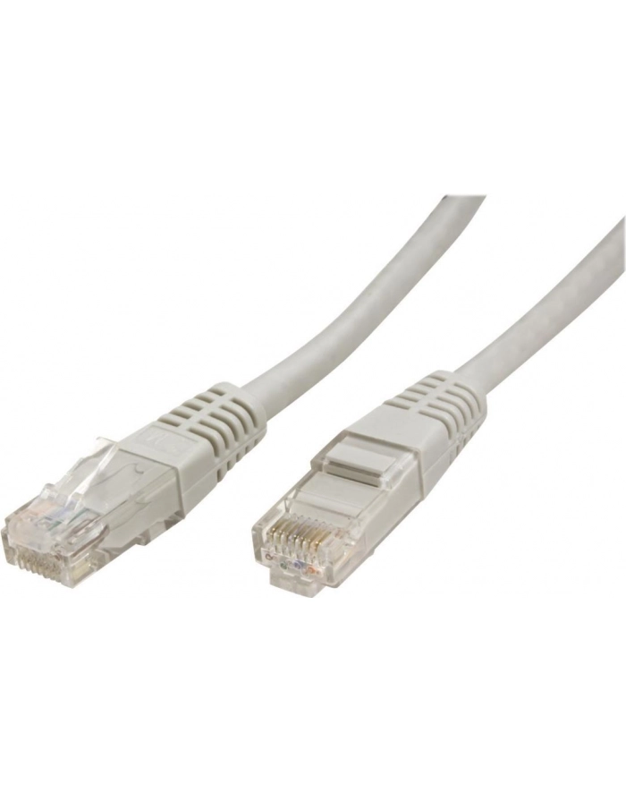 Patch kabel Cat6, UTP - 1m , szary [PK-UTP6-010-GR] główny