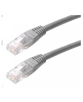 Patch kabel Cat6, UTP - 1m , szary [PK-UTP6-010-GR]